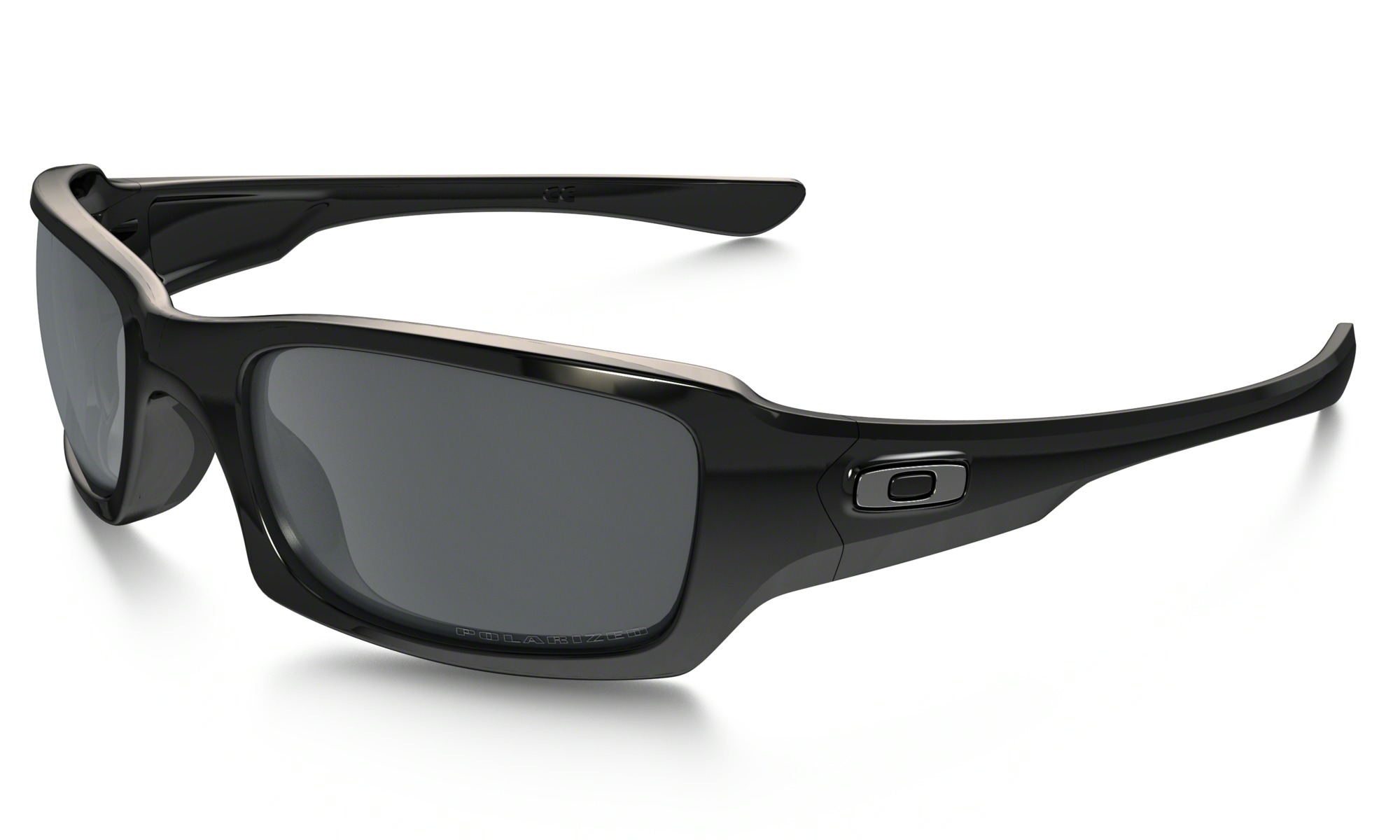 Fives Squared® Black Iridium Polarized Lenses, Polished Black Frame  Sunglasses