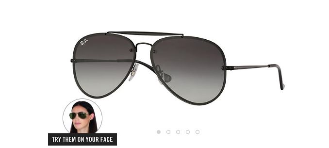 gray gradient dark gray ray ban