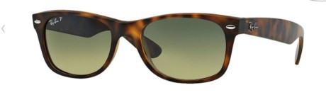 Model code: RB2132 894/76 55-18 The Ray-Ban New Wayfarer Matte guides the trend in everything that comes in matte. Using the same shape as the Original Wayfarer Sunglasses, New Wayfarer Matte sunglasses are a smaller interpretation of this infamous style. With an edgy touch and feel, Ray-Ban RB2132 New Wayfarer Matte sunglasses are a must-have for all fans. Express your individualistic style from a variety of frame colors and lens treatments including crystal green, crystal brown gradient, Polarized Sunglasses and crystal grey gradient.